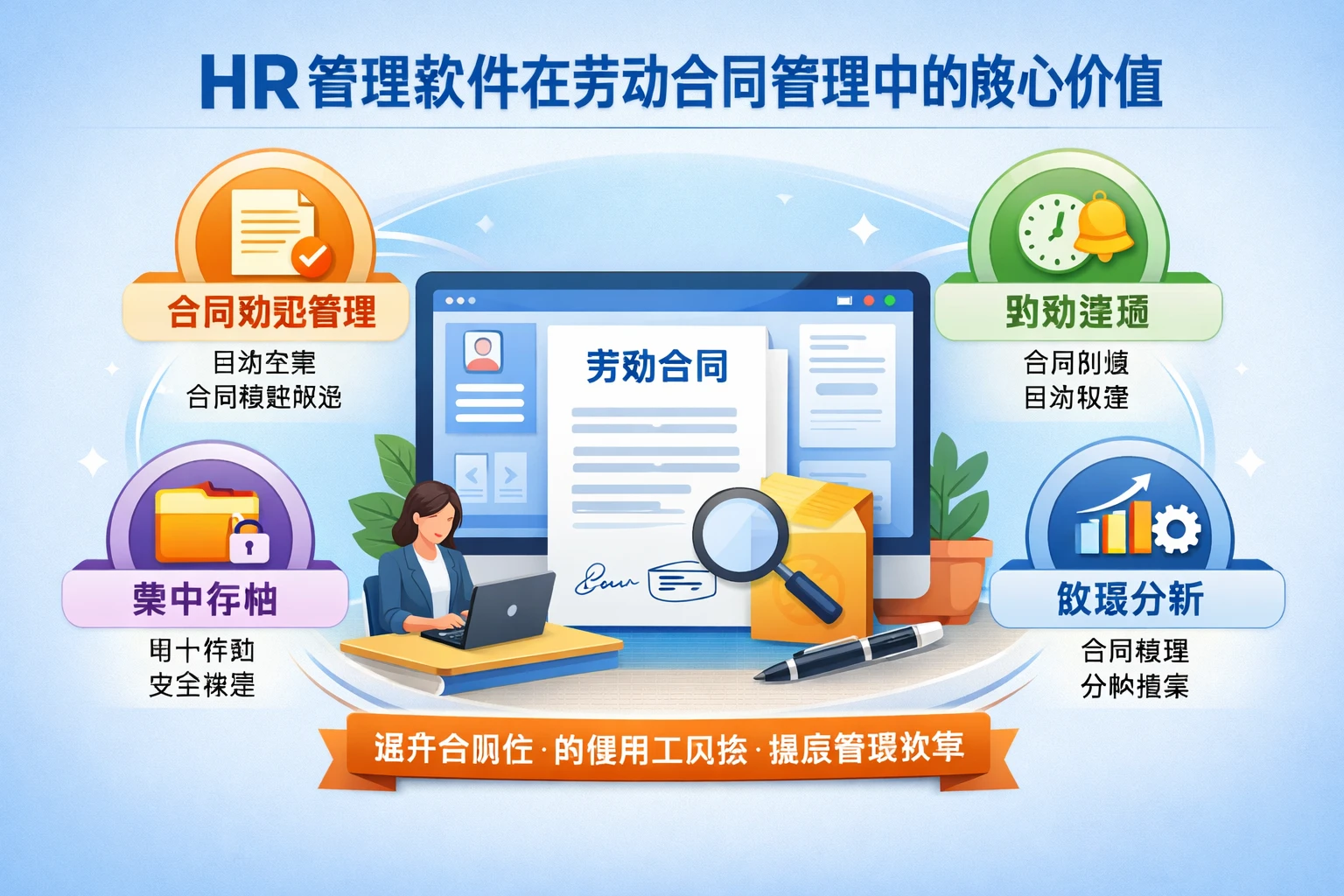 HR管理软件在劳动合同管理中的核心价值