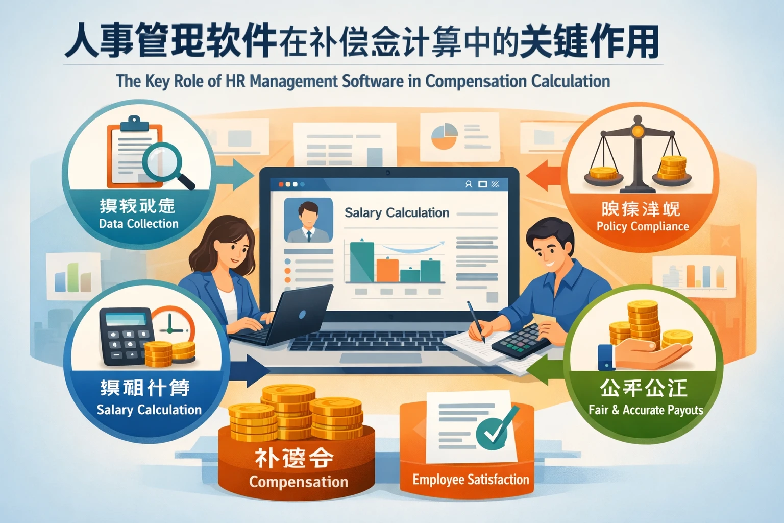 人事管理软件在补偿金计算中的关键作用
