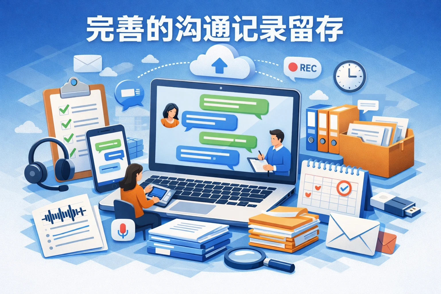 完善的沟通记录留存