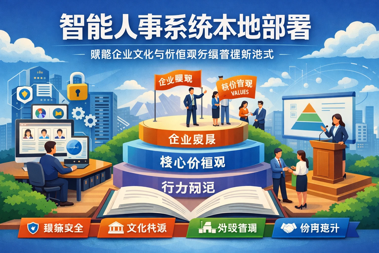 智能人事系统本地部署：赋能企业文化与价值观分级管理新范式