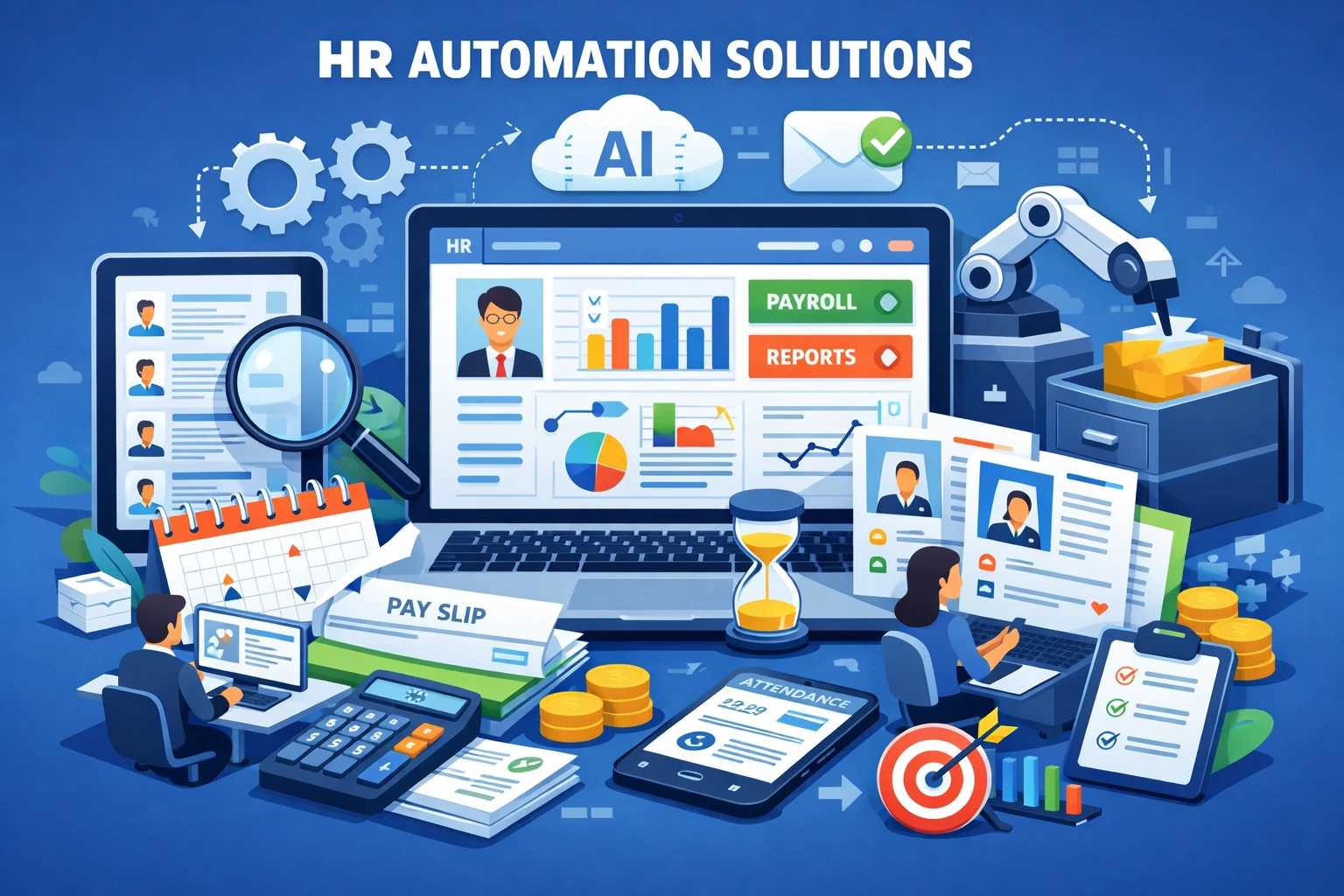 人力资源软件的自动化计算解决方案