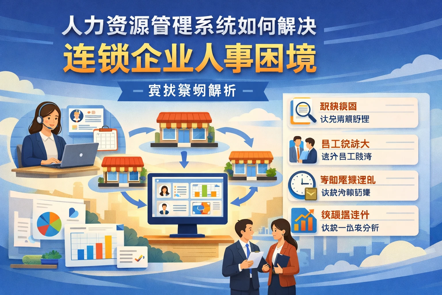 人力资源管理系统如何解决连锁企业人事困境：实战案例解析