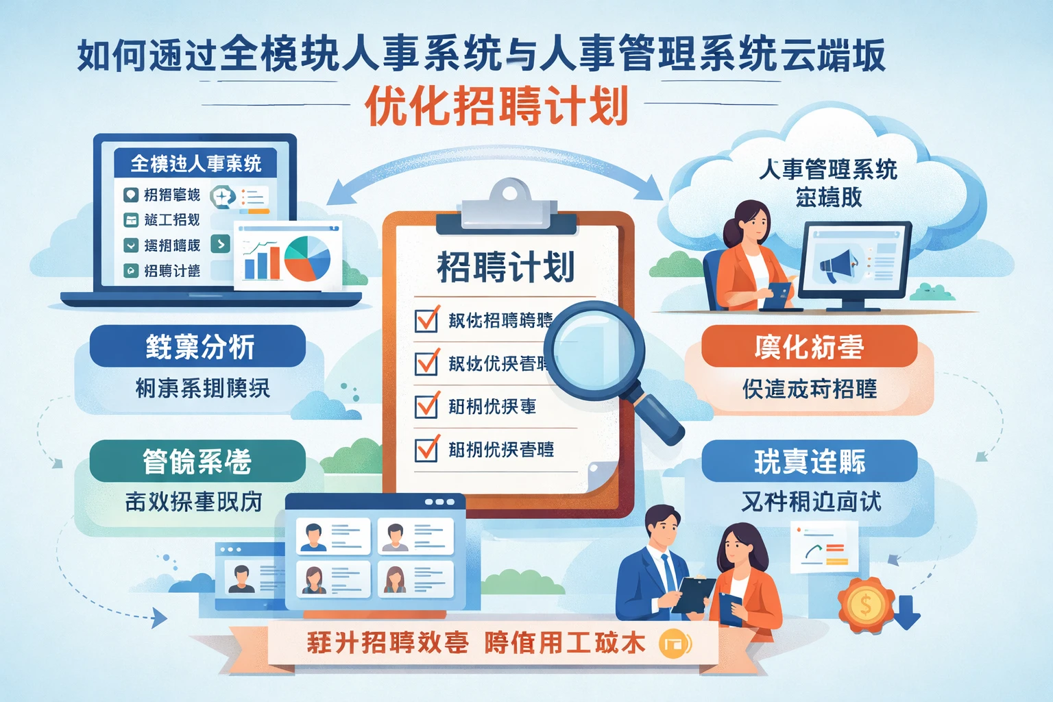 如何通过全模块人事系统与人事管理系统云端版优化招聘计划
