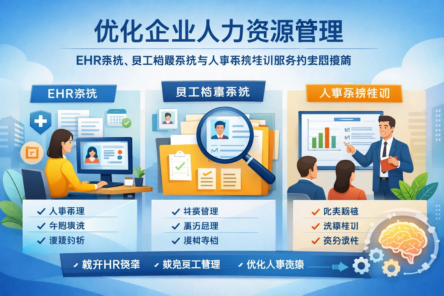 优化企业人力资源管理：ehr系统、员工档案系统与人事系统培训服务的全面指南
