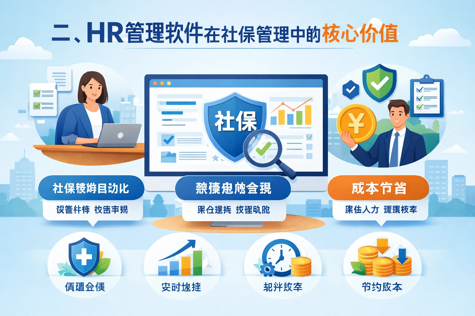 二、HR管理软件在社保管理中的核心价值