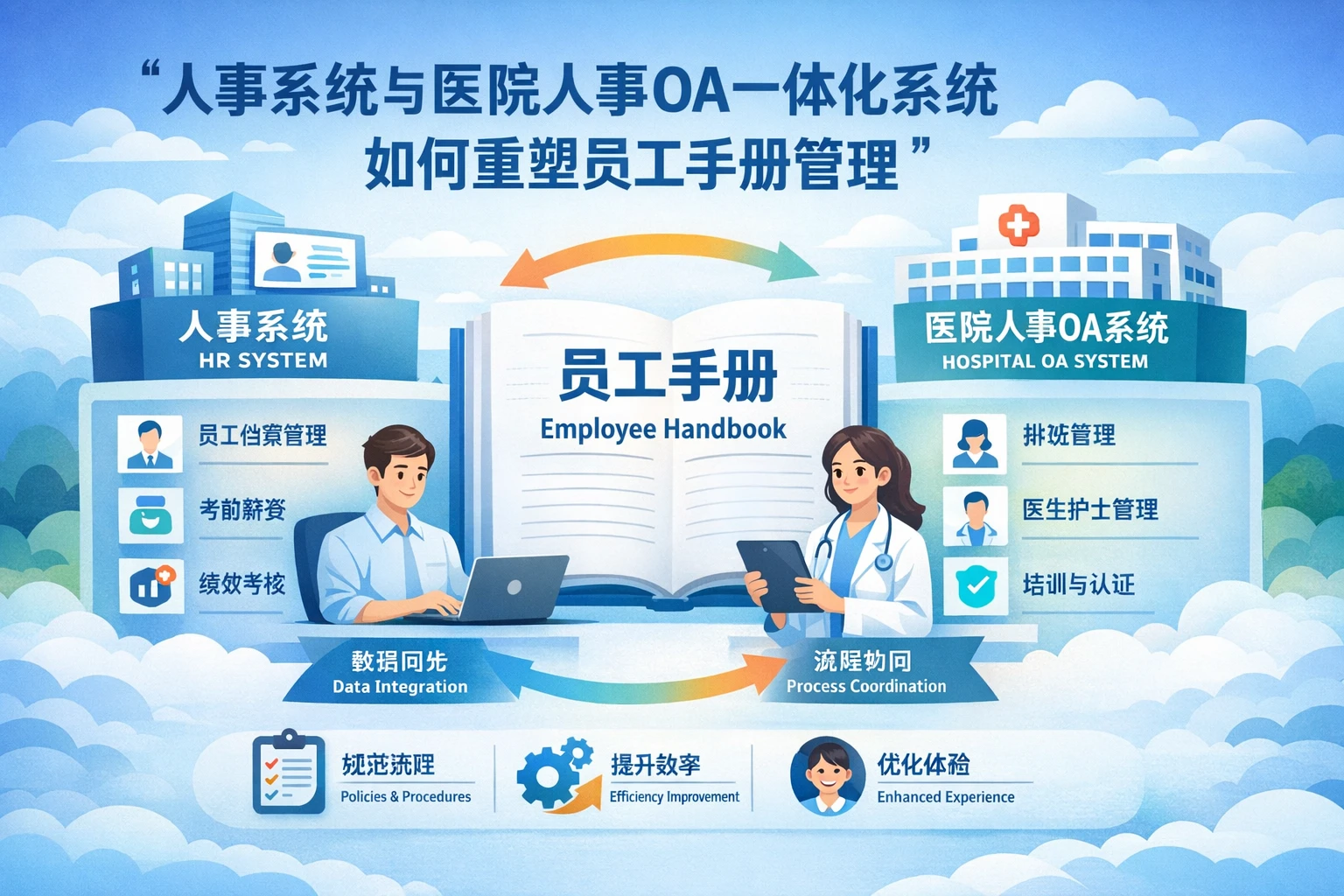 人事系统与医院人事OA一体化系统如何重塑员工手册管理