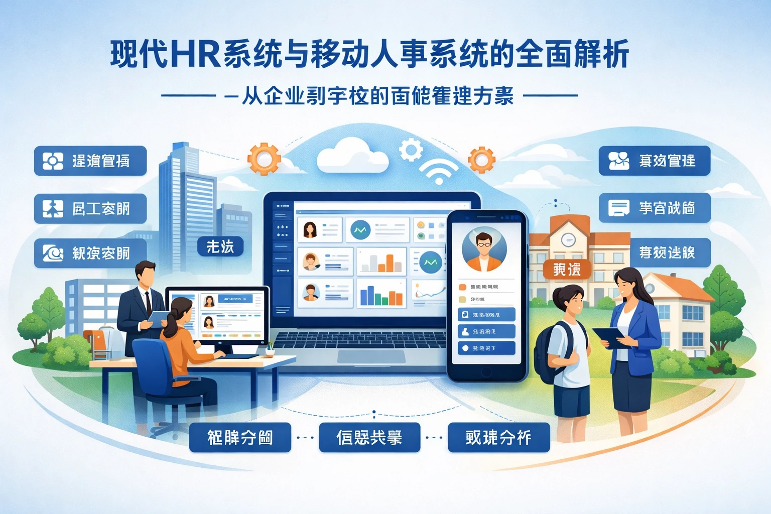 现代HR系统与移动人事系统的全面解析——从企业到学校的智能管理方案