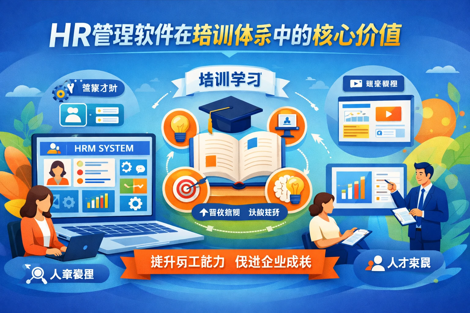 HR管理软件在培训体系中的核心价值