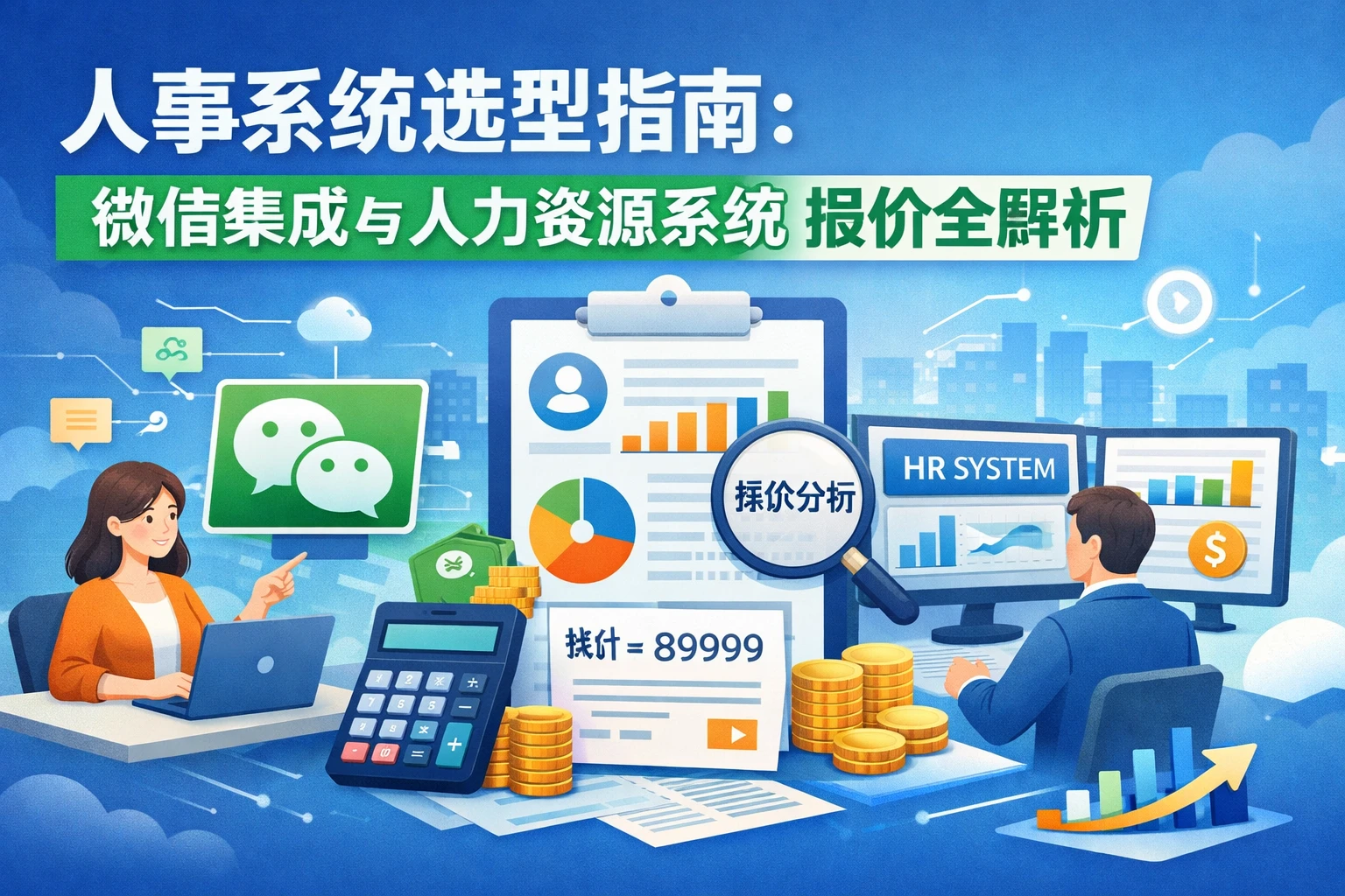 人事系统选型指南:微信集成与人力资源系统报价全解析
