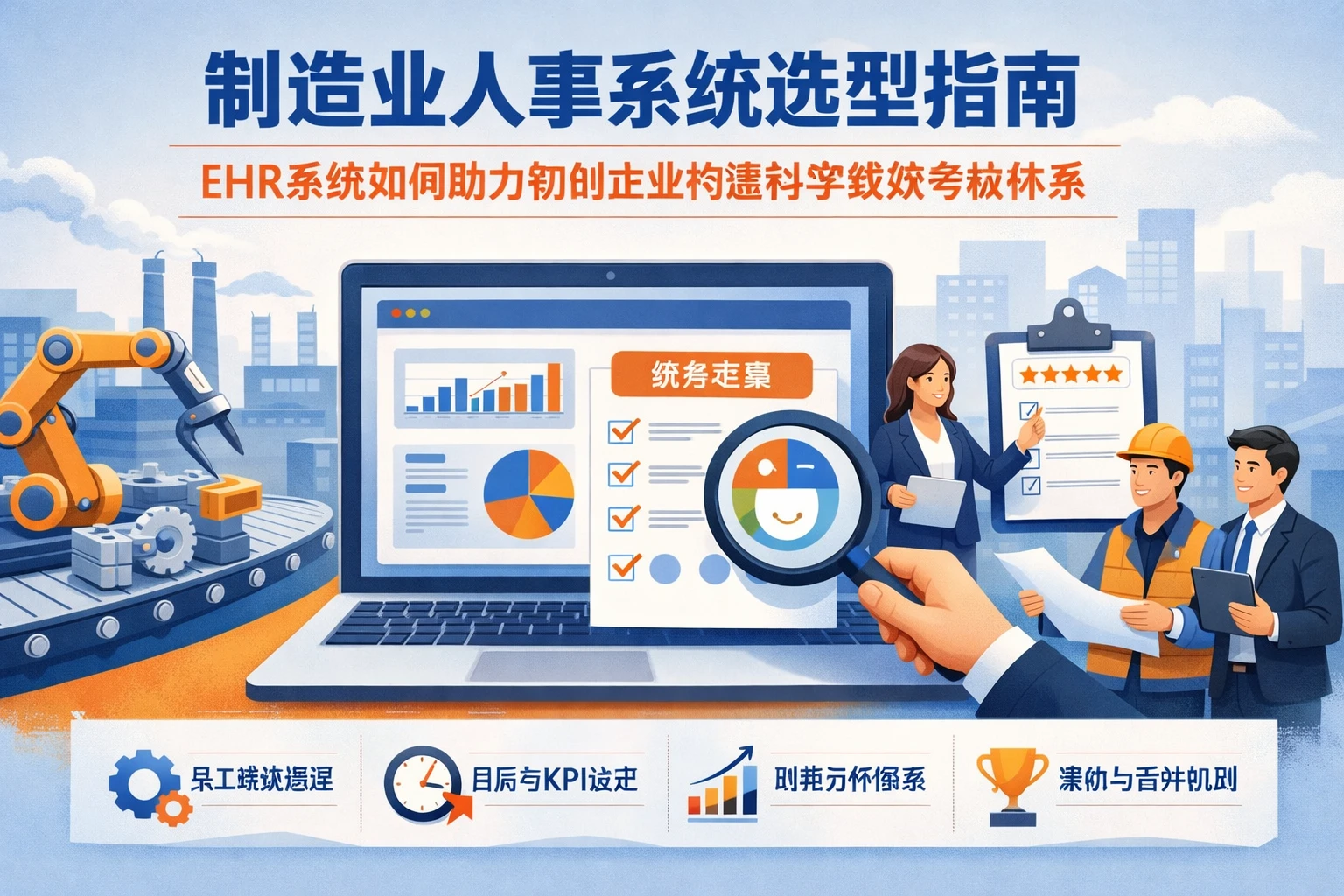 制造业人事系统选型指南：EHR系统如何助力初创企业构建科学绩效考核体系