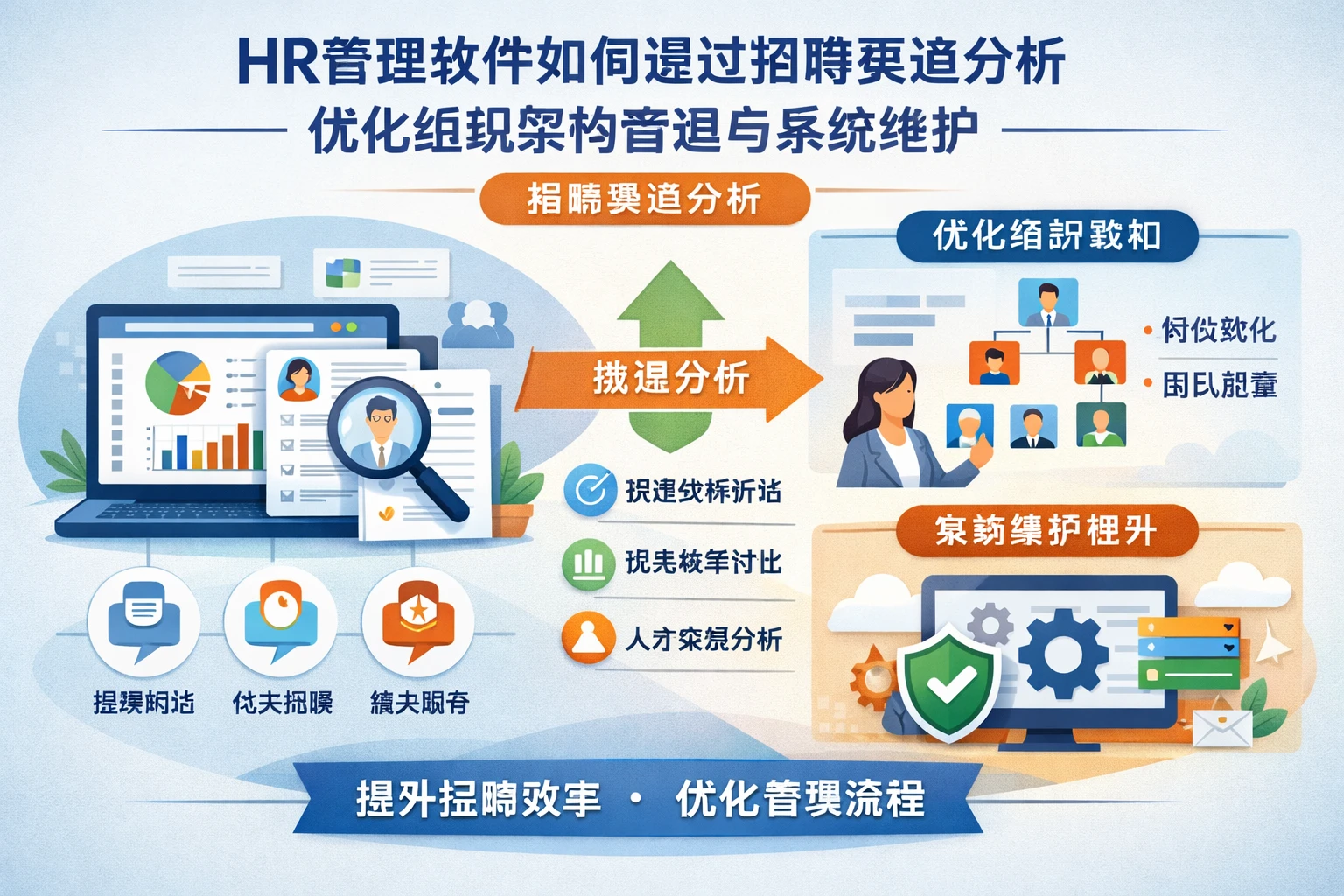 HR管理软件如何通过招聘渠道分析优化组织架构管理与系统维护