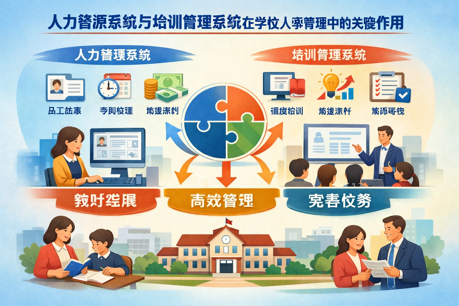 人力资源系统与培训管理系统在学校人事管理中的关键作用