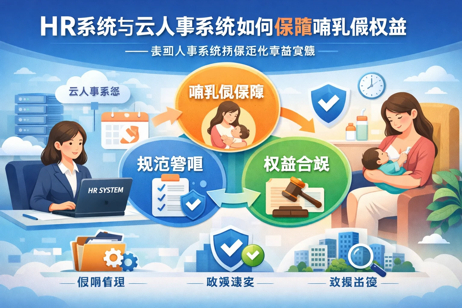 HR系统与云人事系统如何保障哺乳假权益——集团人事系统的规范化管理实践