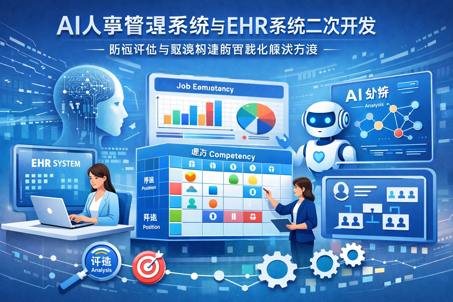 AI人事管理系统与EHR系统二次开发：岗位评估与矩阵构建的智能化解决方案