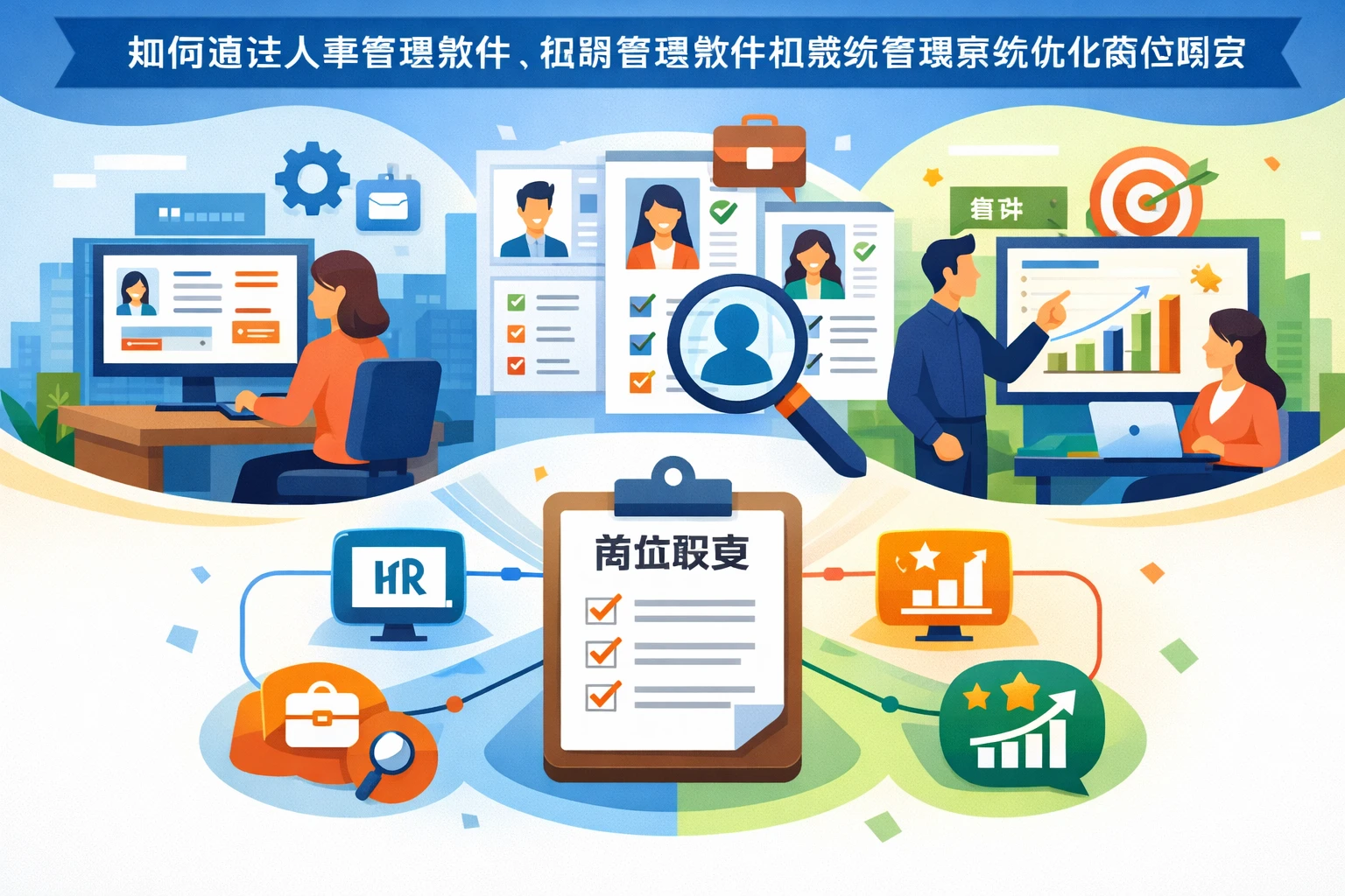 如何通过人事管理软件、招聘管理软件和绩效管理系统优化岗位职责制定