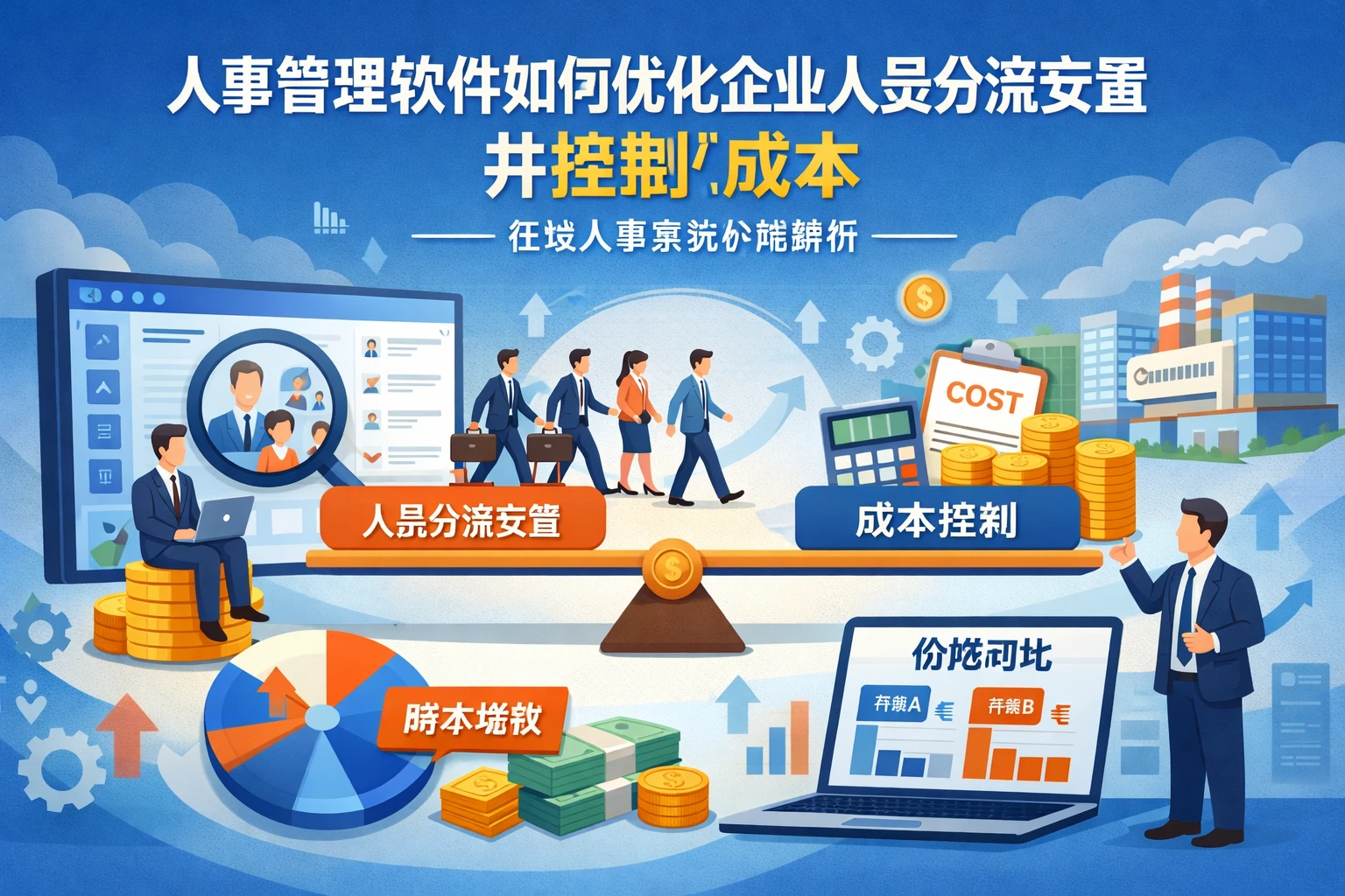 人事管理软件如何优化企业人员分流安置并控制成本——在线人事系统价格解析