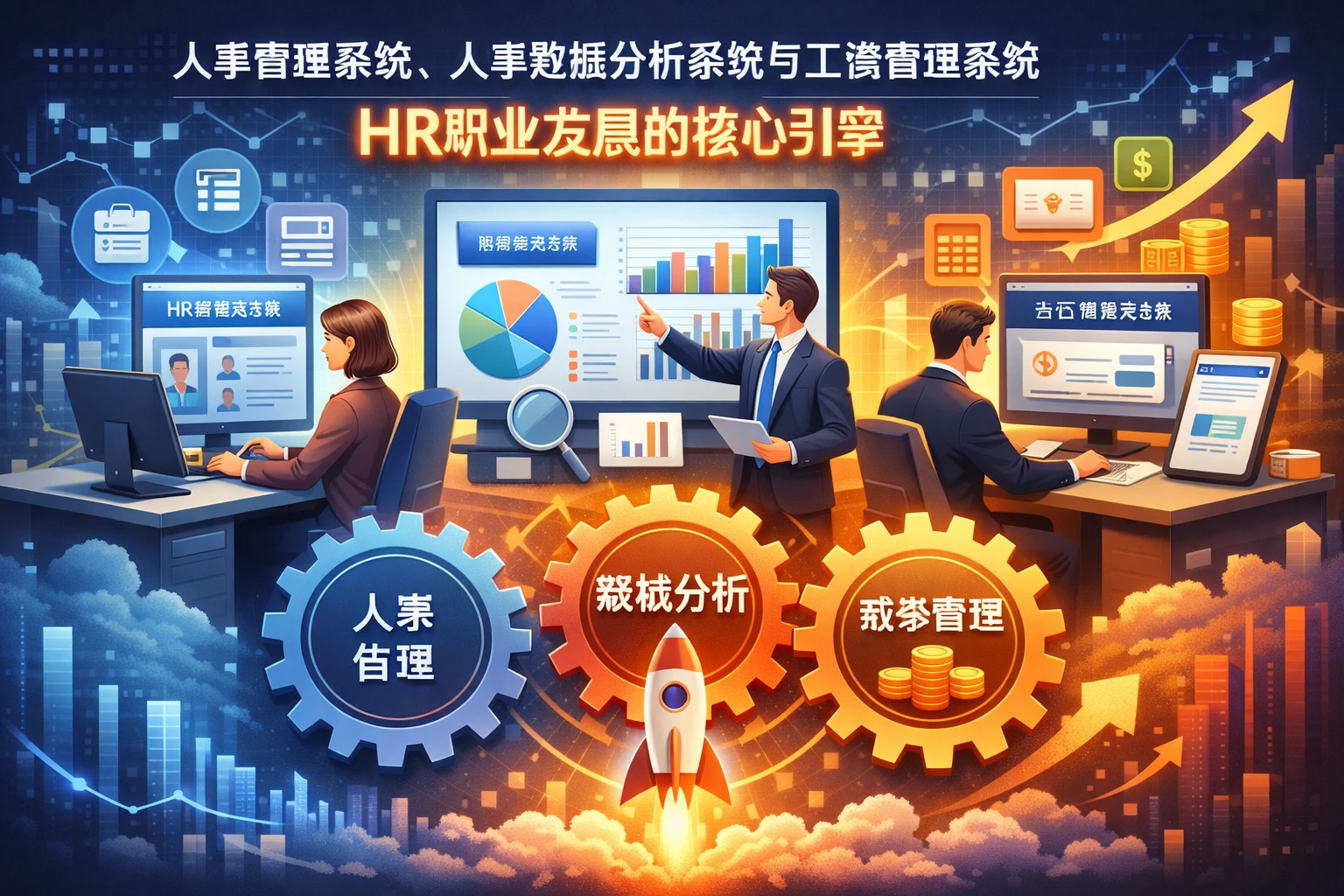 人事管理系统、人事数据分析系统与工资管理系统：HR职业发展的核心引擎
