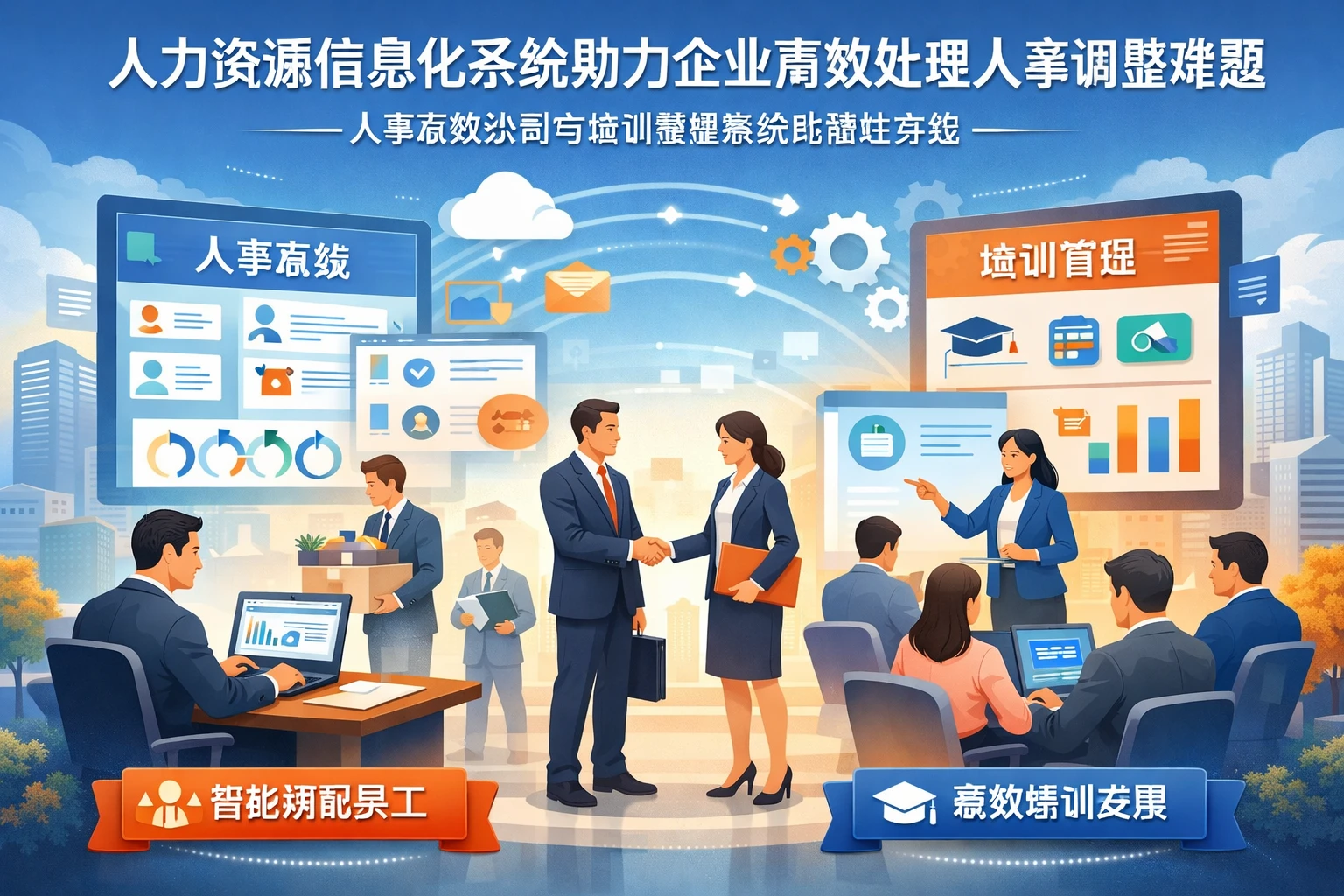 人力资源信息化系统助力企业高效处理人事调整难题 - 人事系统公司与培训管理系统的最佳实践