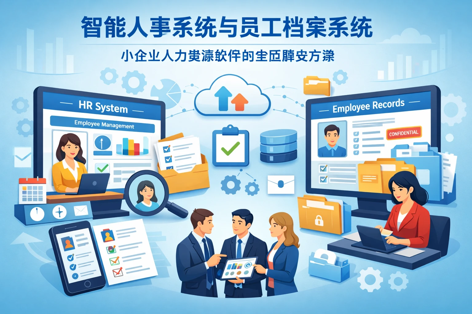 智能人事系统与员工档案系统：小企业人力资源软件的全面解决方案