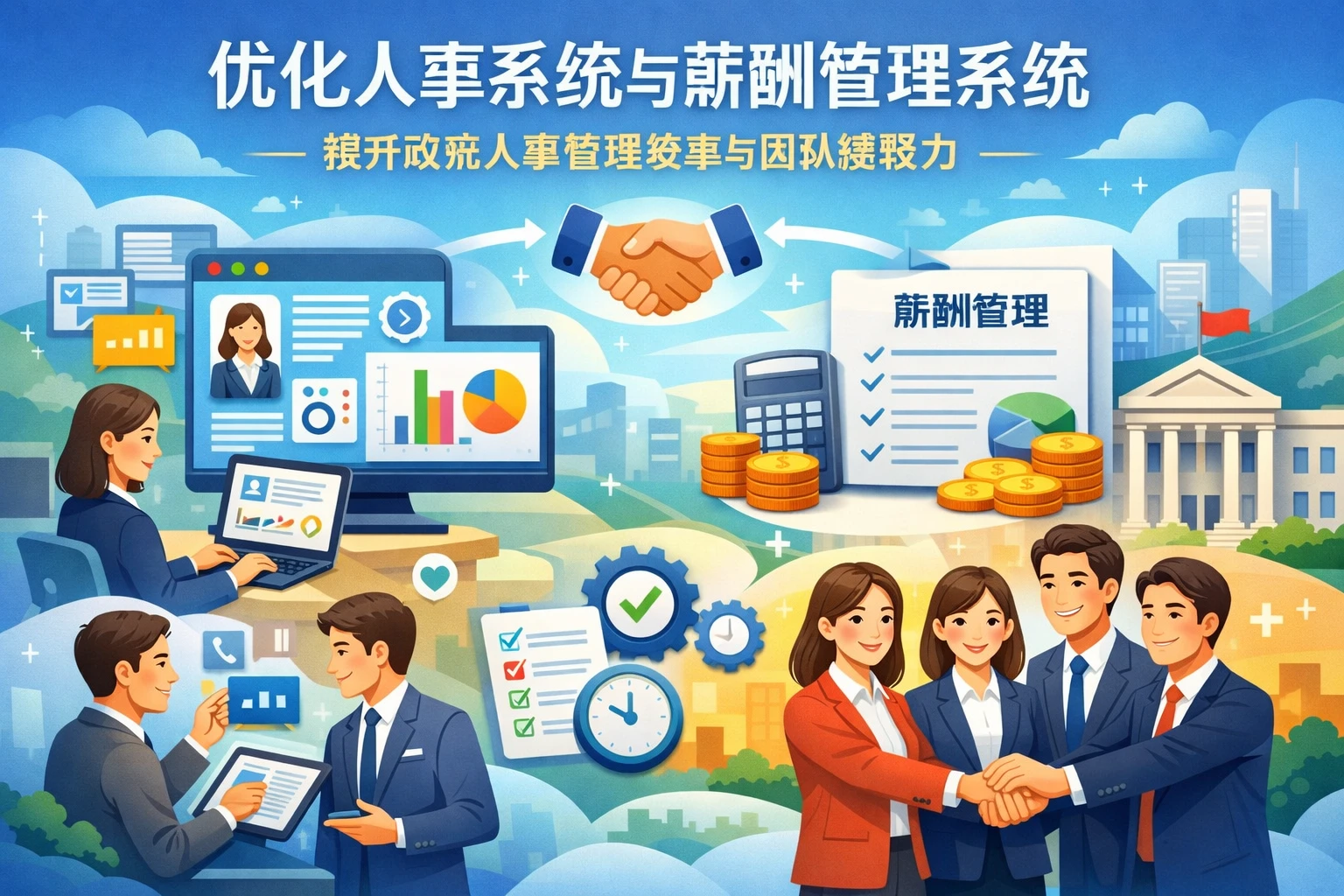 优化人事系统与薪酬管理系统,提升政府人事管理效率与团队凝聚力