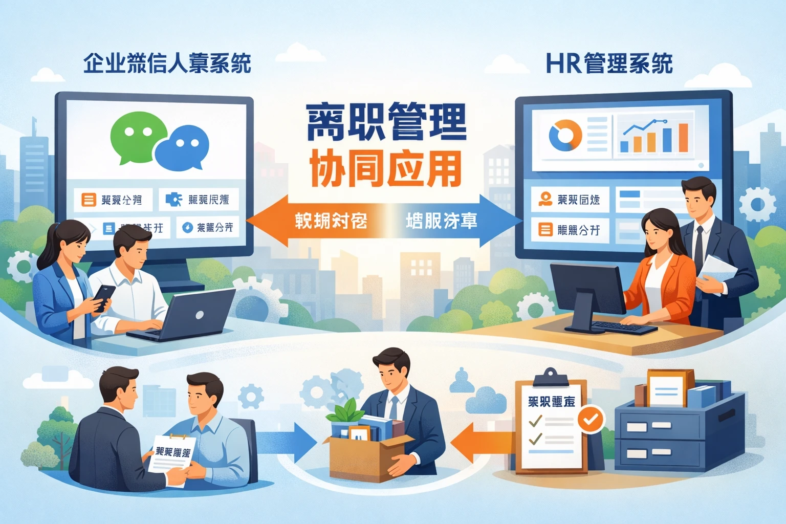 企业微信人事系统与人力资源管理系统在离职管理中的协同应用