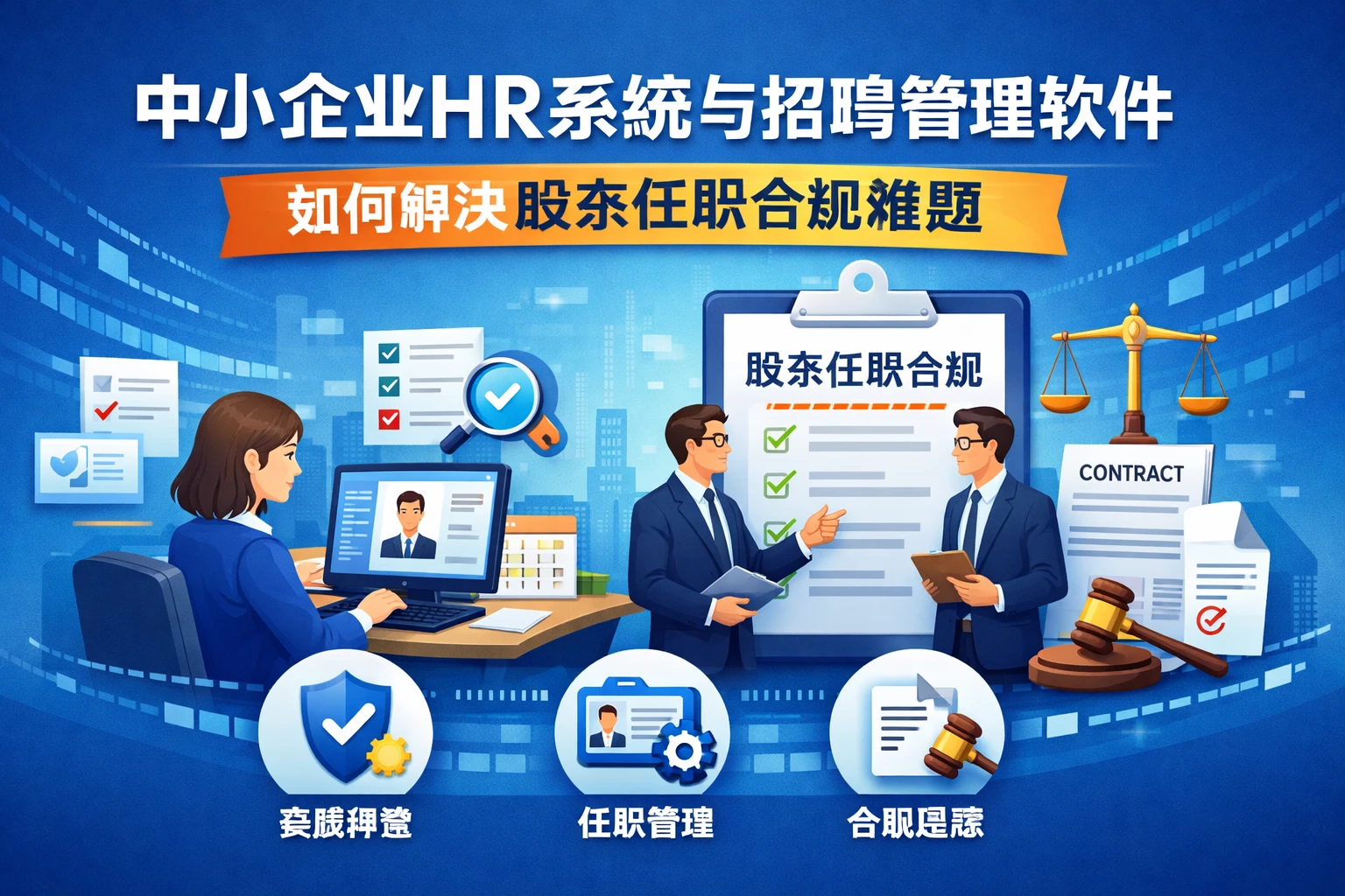 中小企业HR系统与招聘管理软件如何解决股东任职合规难题