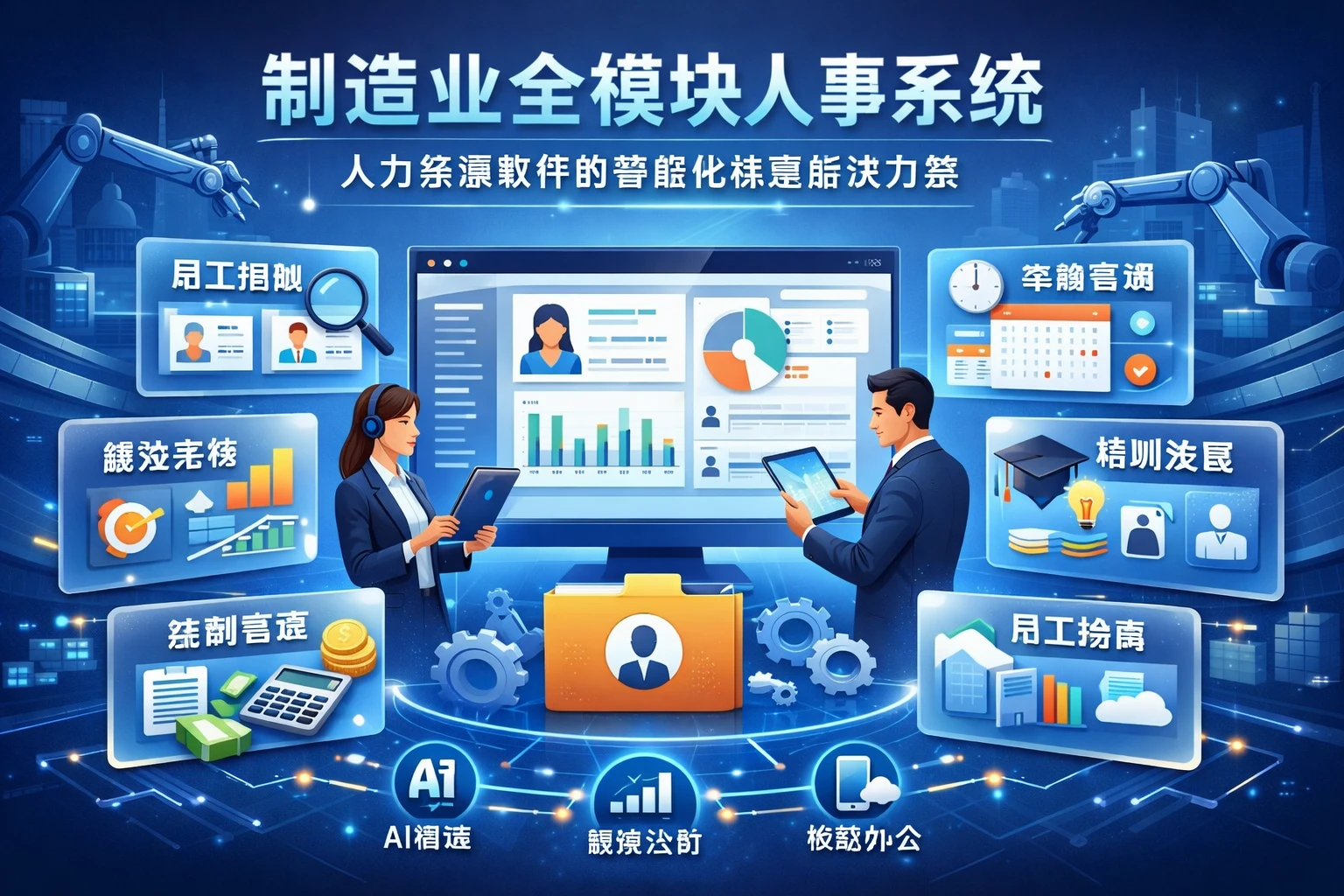 制造业全模块人事系统:人力资源软件的智能化转型解决方案
