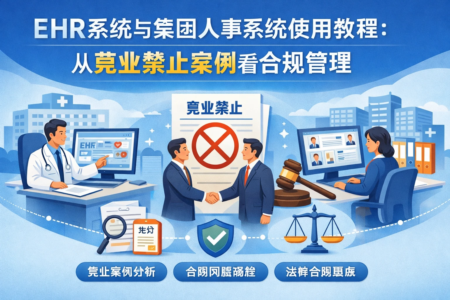 EHR系统与集团人事系统使用教程：从竞业禁止案例看合规管理