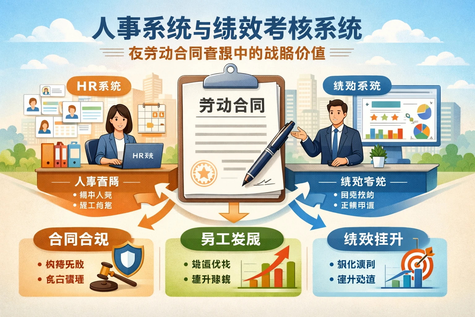 人事系统与绩效考核系统在劳动合同管理中的战略价值