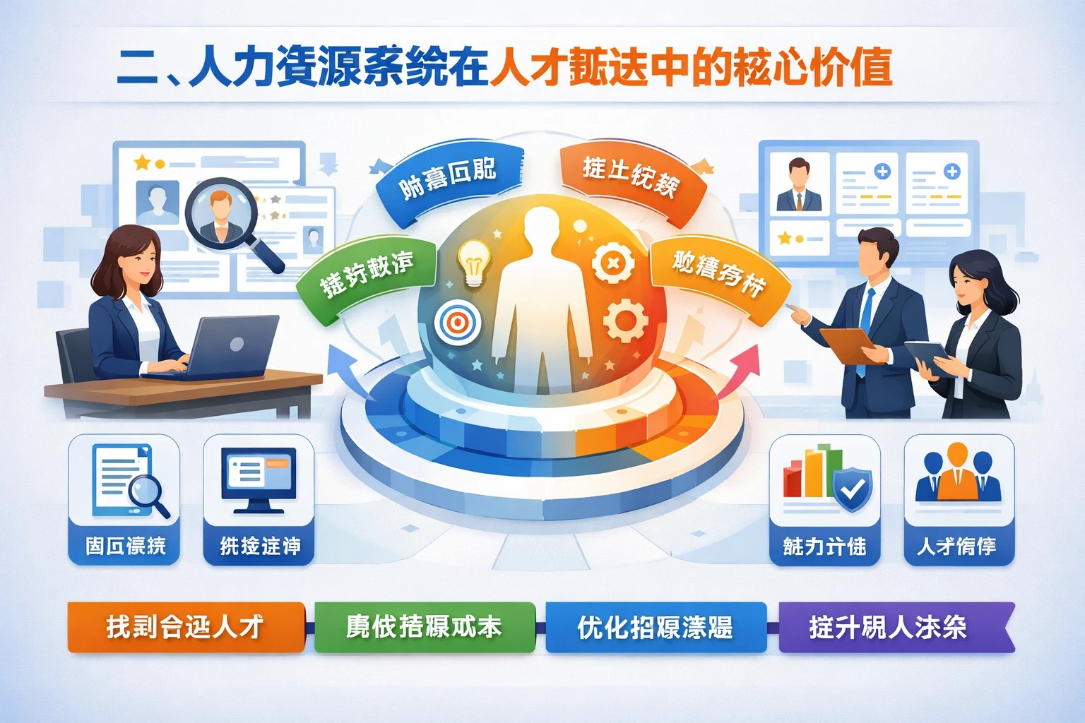 二、人力资源系统在人才甄选中的核心价值