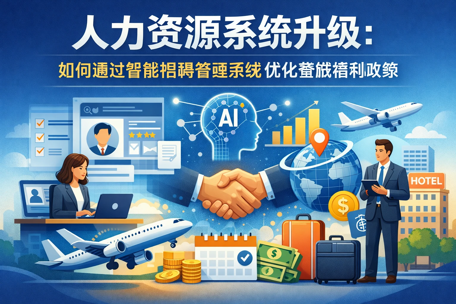 人力资源系统升级：如何通过智能招聘管理系统优化差旅福利政策