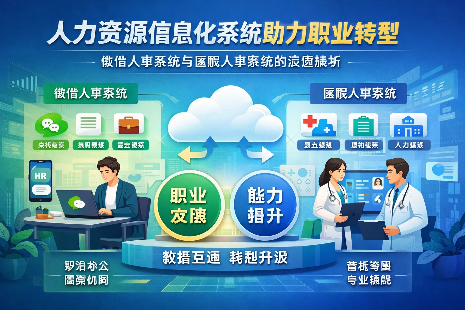 人力资源信息化系统助力职业转型：微信人事系统与医院人事系统的深度解析