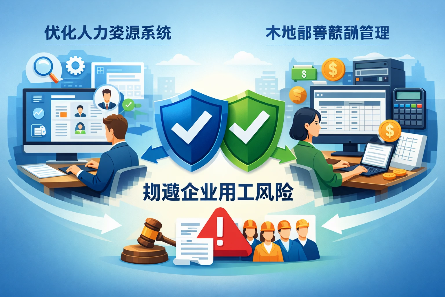 优化人力资源系统与本地部署薪酬管理系统，规避企业用工风险