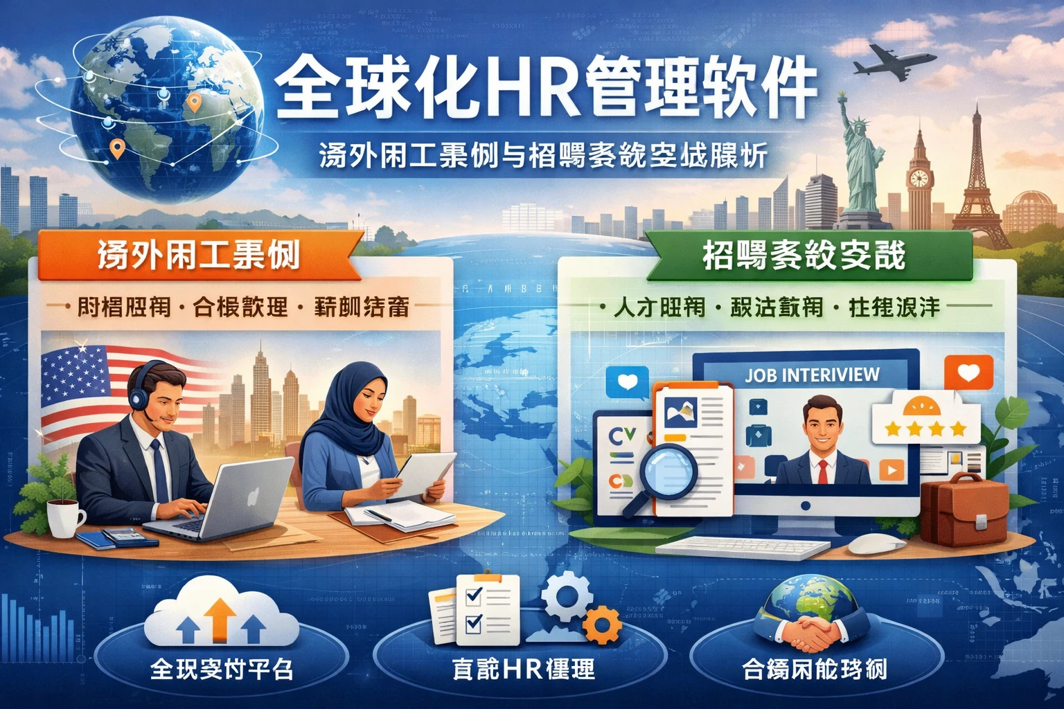 全球化HR管理软件:海外用工案例与招聘系统实战解析
