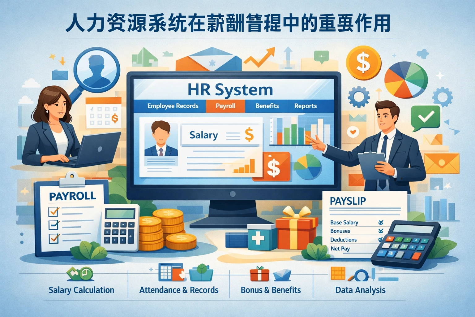 人力资源系统在薪酬管理中的重要作用