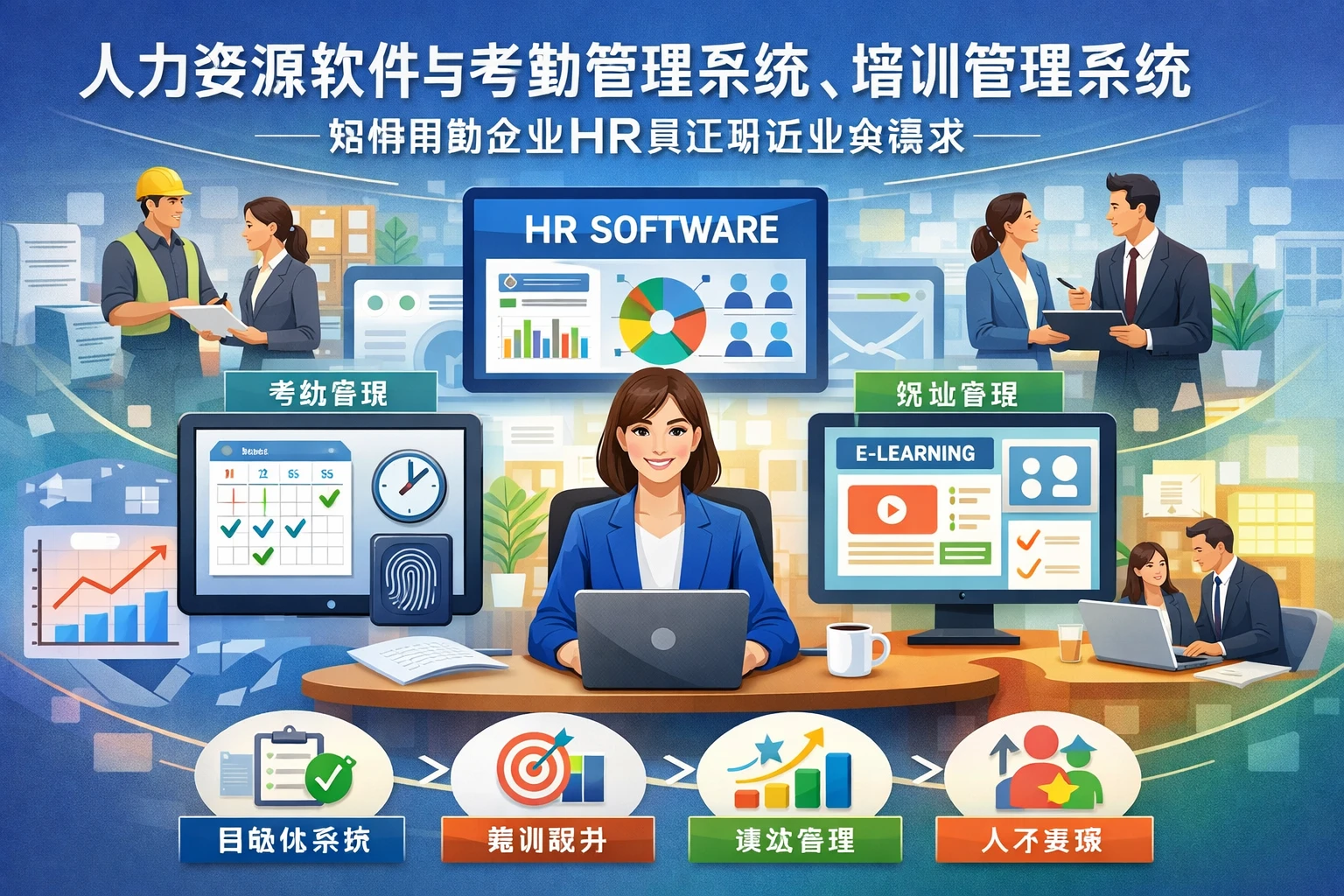 人力资源软件与考勤管理系统、培训管理系统如何帮助企业HR真正贴近业务需求