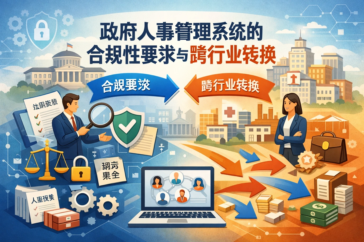 政府人事管理系统的合规性要求与跨行业转换