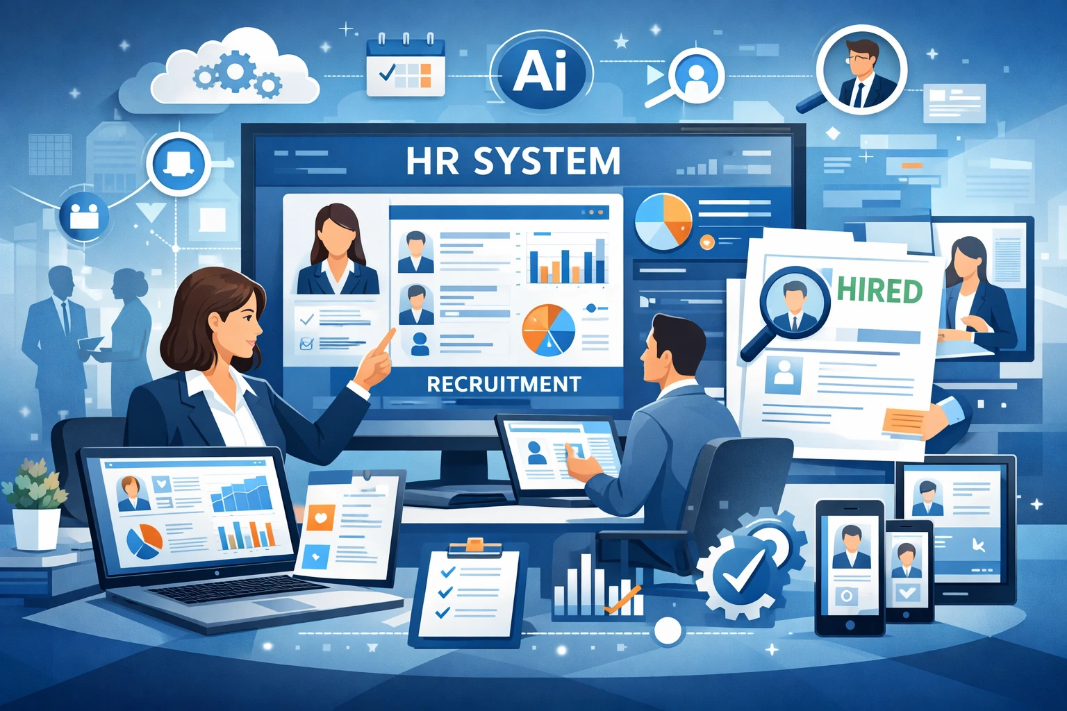 智能HR系统与招聘管理软件：现代化人事系统解决方案助力企业高效运营