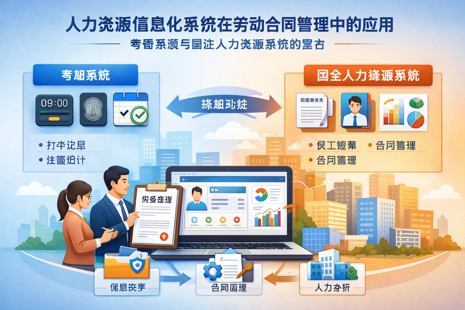 人力资源信息化系统在劳动合同管理中的应用：考勤系统与国企人力资源系统的整合