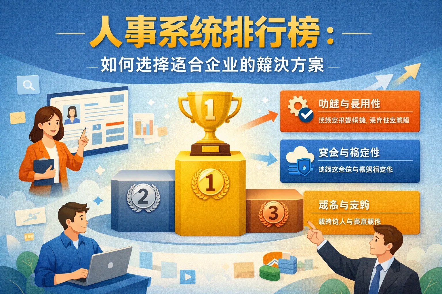 人事系统排行榜：如何选择适合企业的解决方案