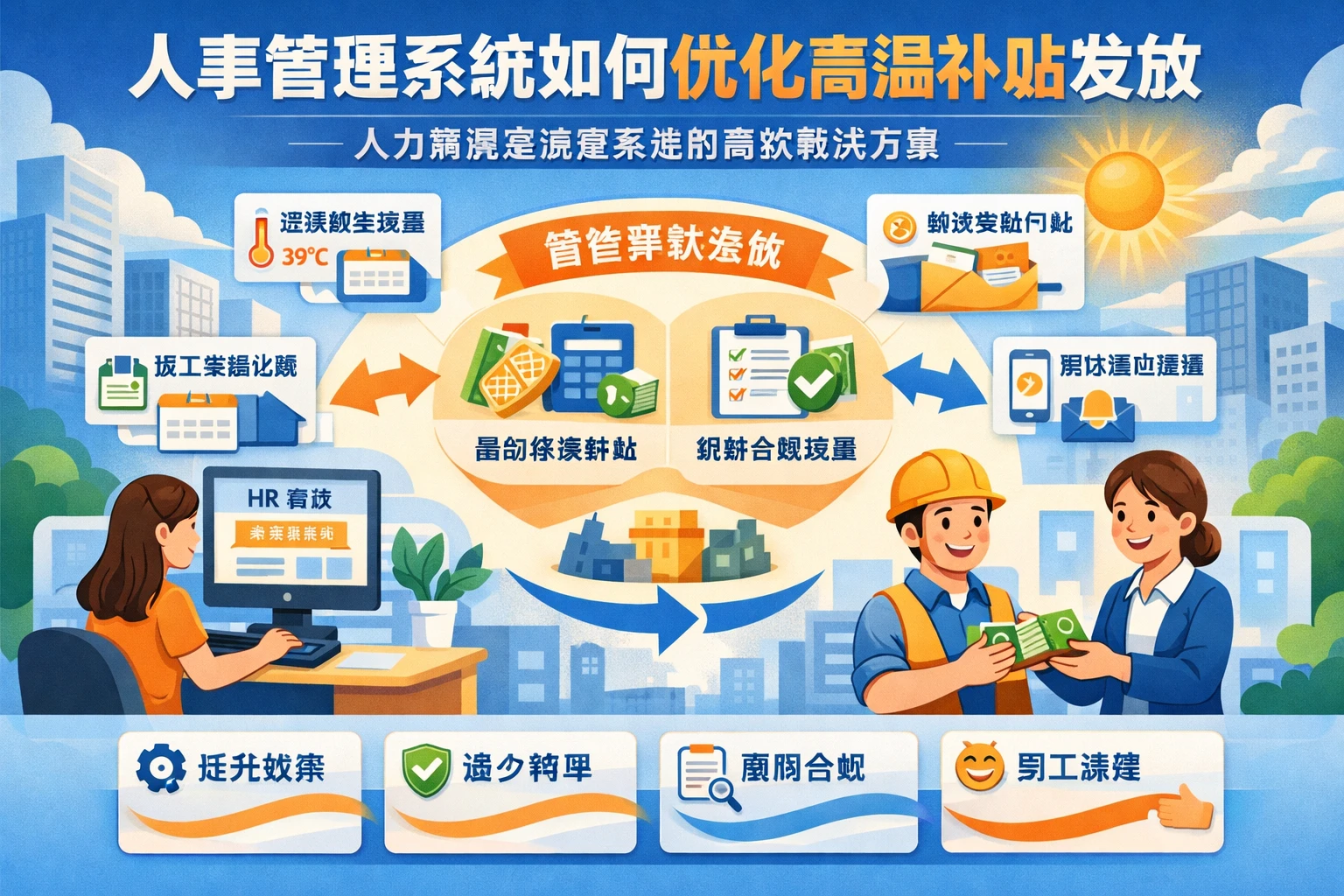 人事管理系统如何优化高温补贴发放：人力资源全流程系统的高效解决方案