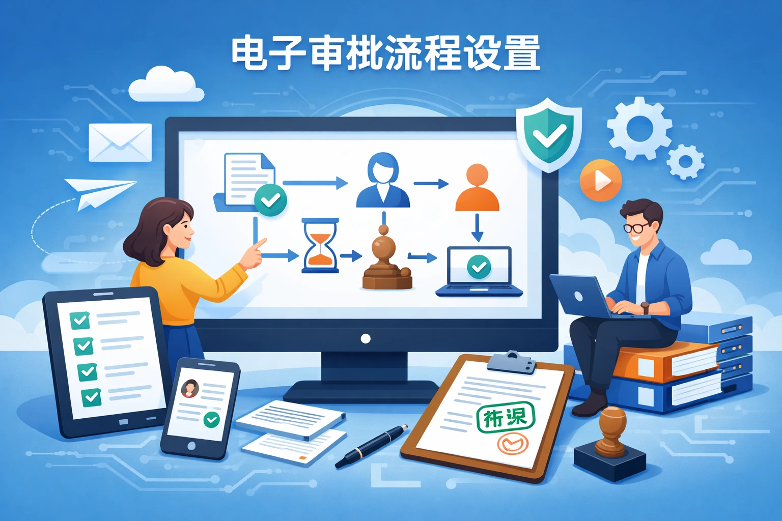 电子审批流程设置