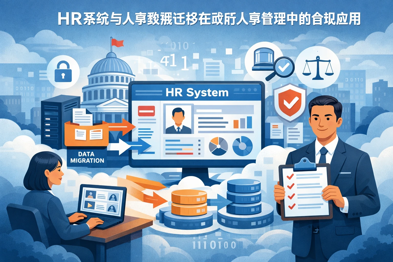 HR系统与人事数据迁移在政府人事管理中的合规应用