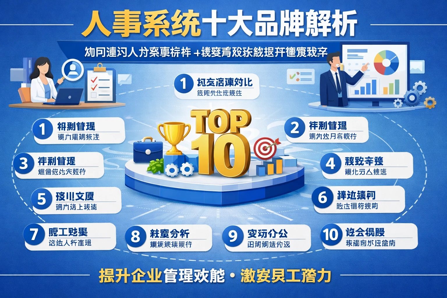 人事系统十大品牌解析：如何通过人力资源软件与绩效考核系统提升管理效率
