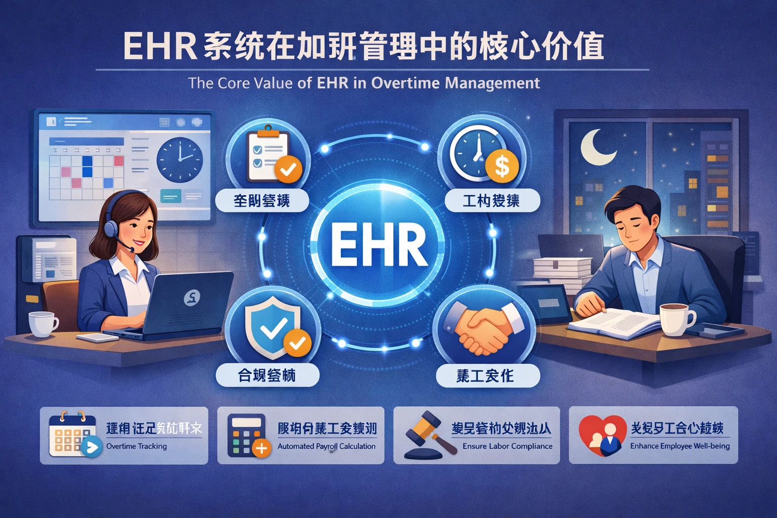 EHR系统在加班管理中的核心价值