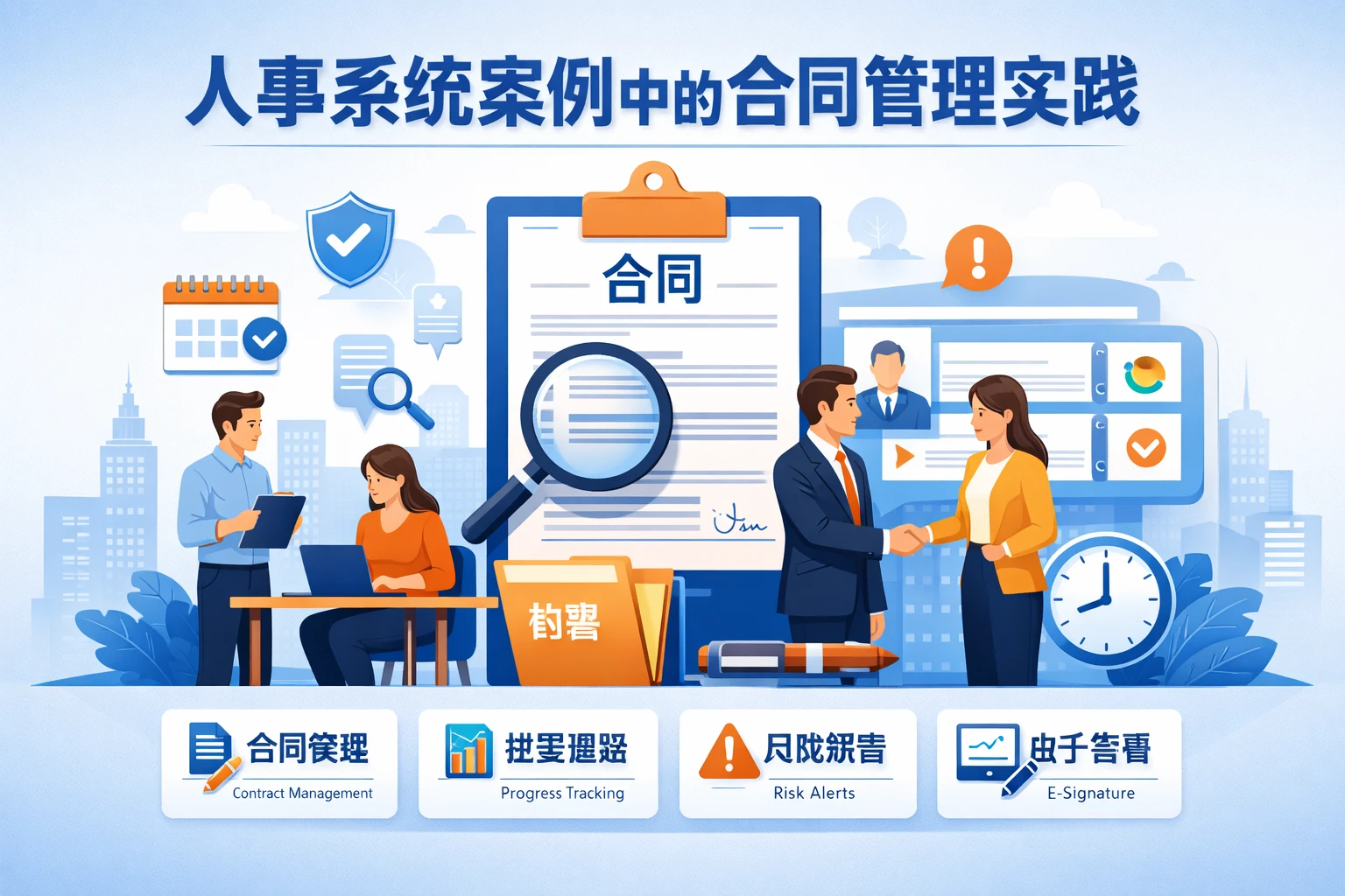 人事系统案例中的合同管理实践