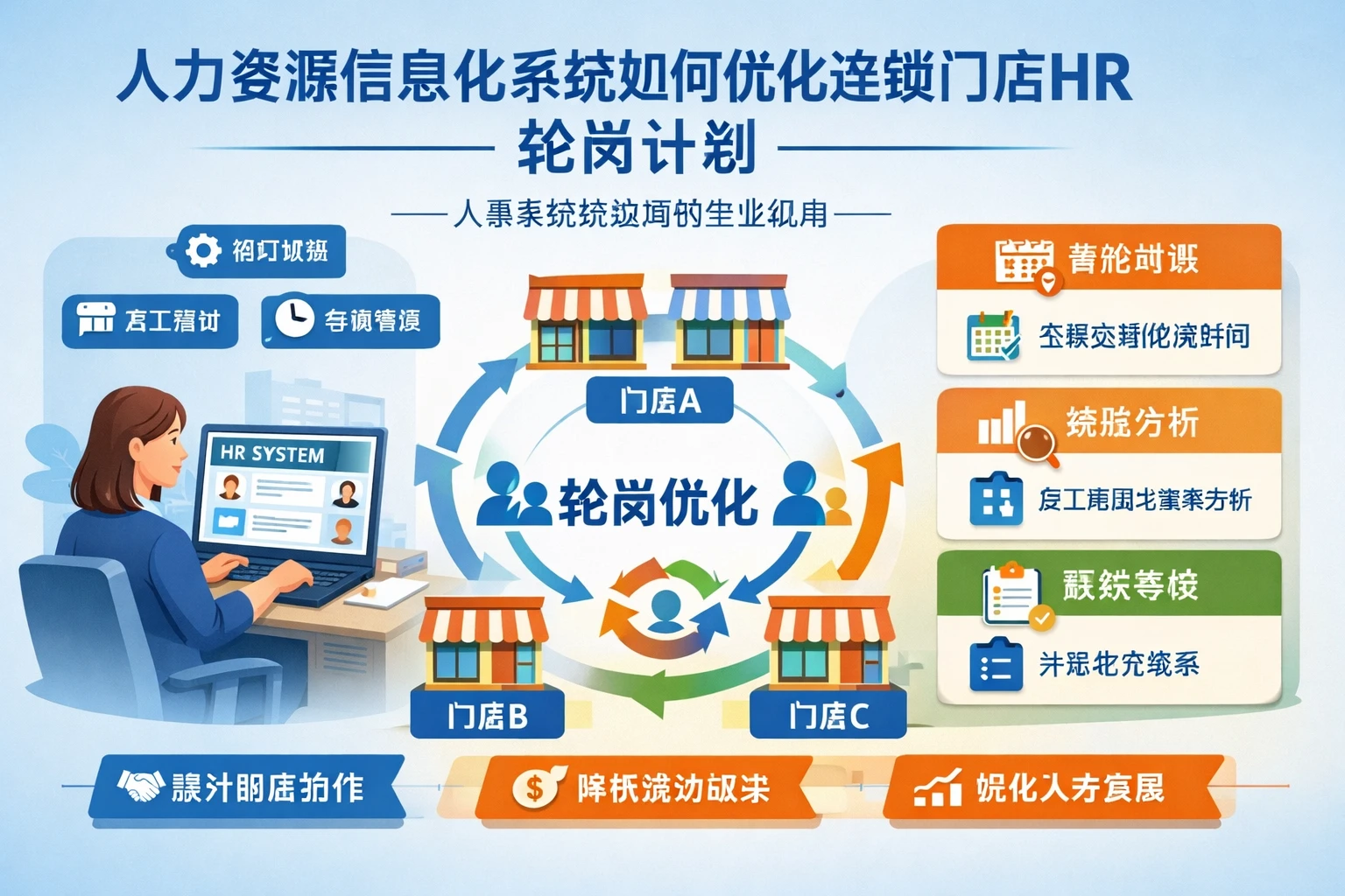 人力资源信息化系统如何优化连锁门店HR轮岗计划——人事系统供应商的专业视角