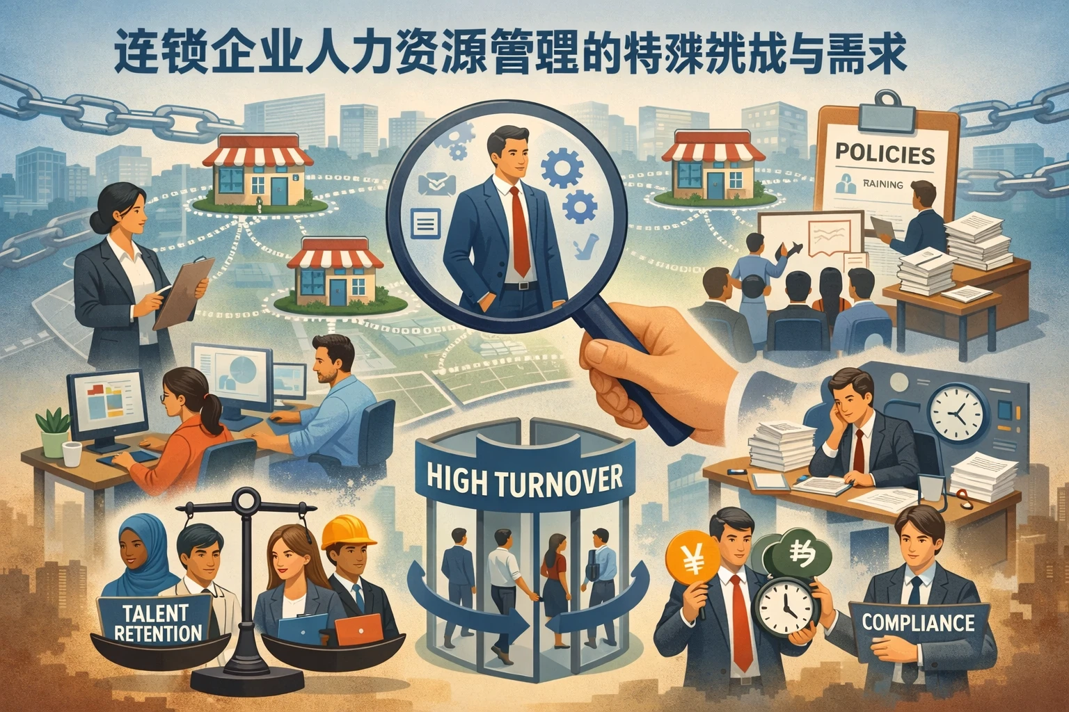 连锁企业人力资源管理的特殊挑战与需求