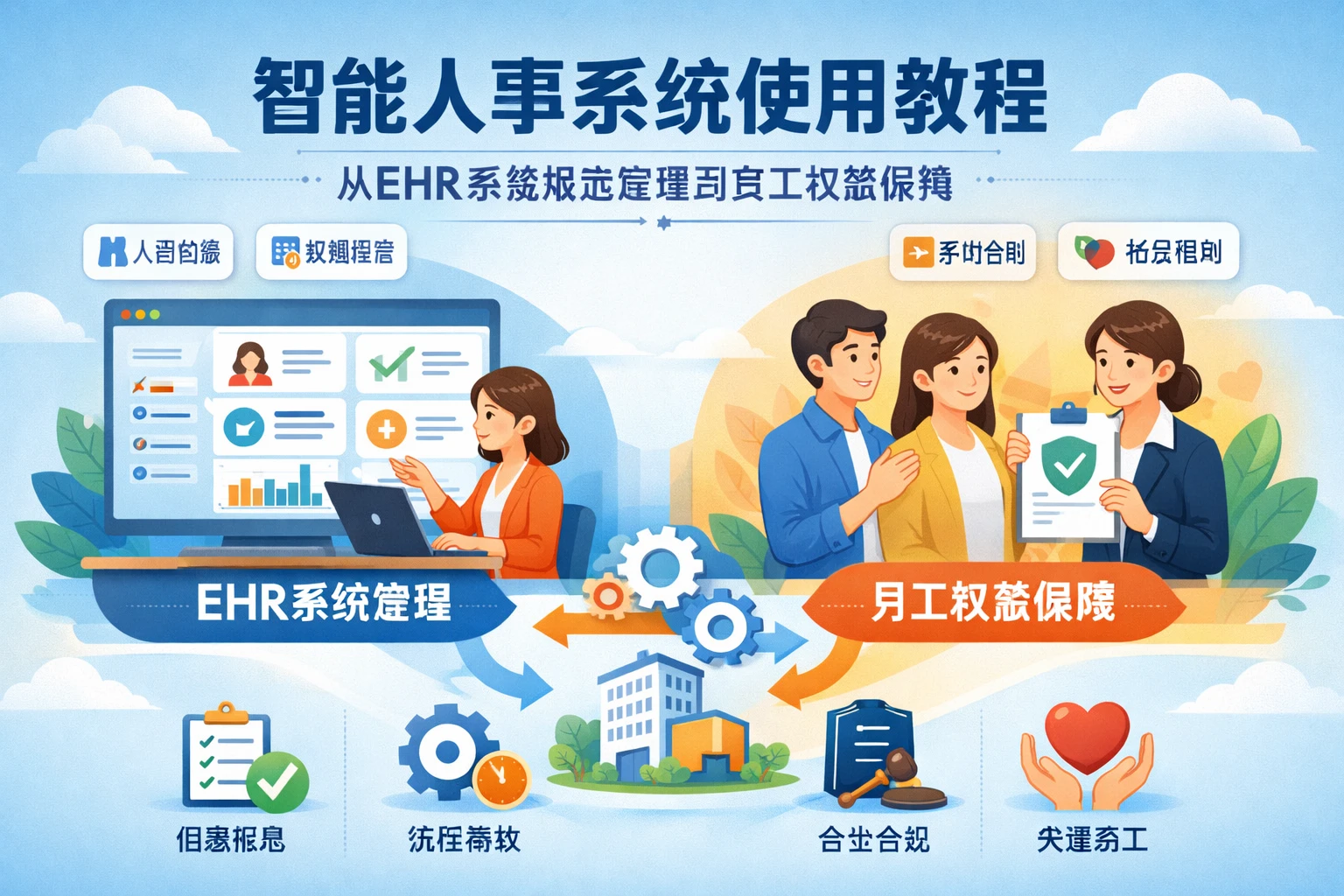 智能人事系统使用教程：从ehr系统规范管理到员工权益保障