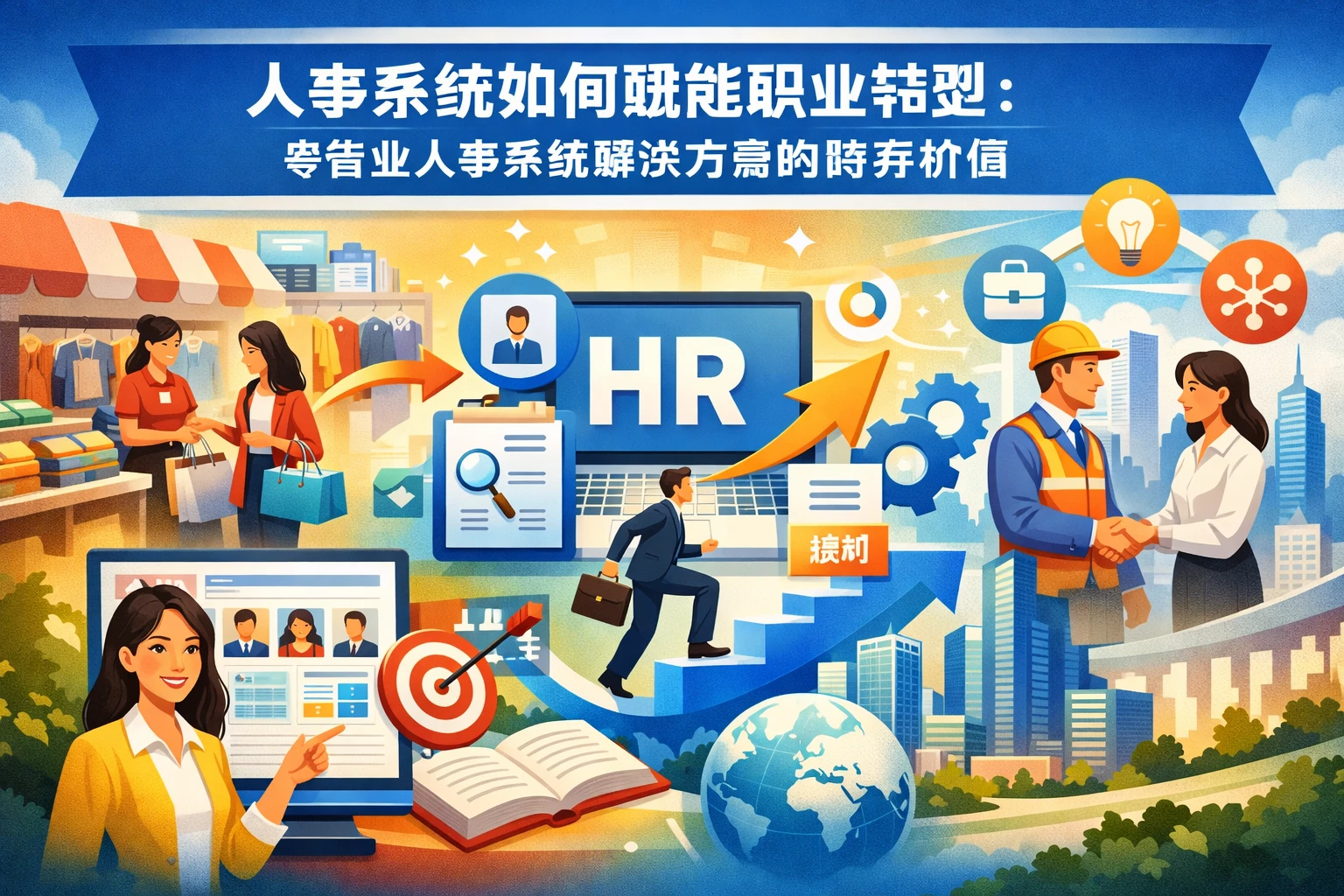 人事系统如何赋能职业转型：零售业人事系统解决方案的跨界价值